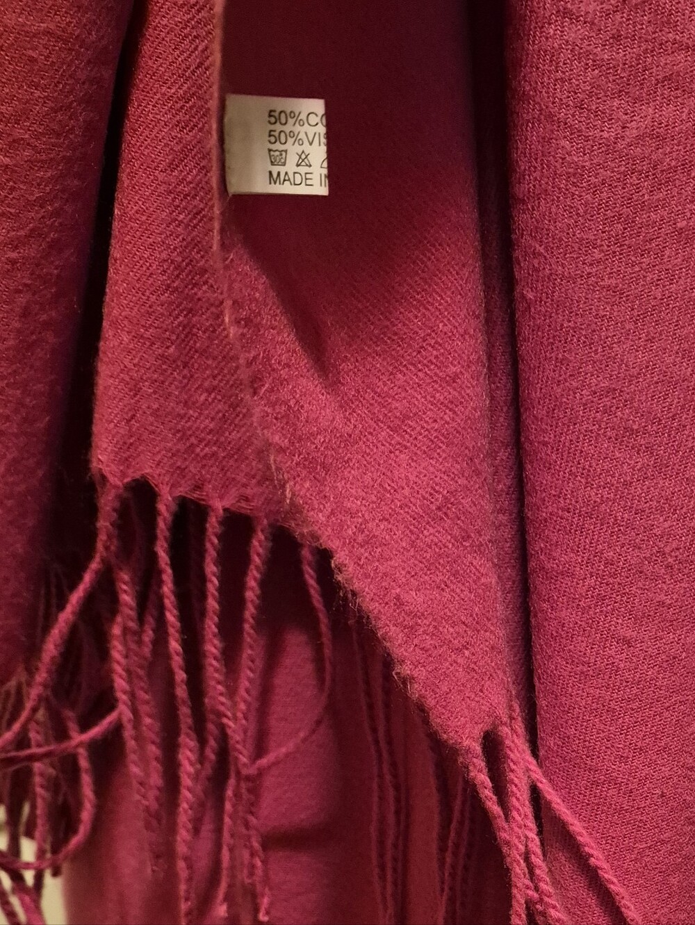 Women's Oversize Viscose/Cotton Scarl/Shawl Size 78X29